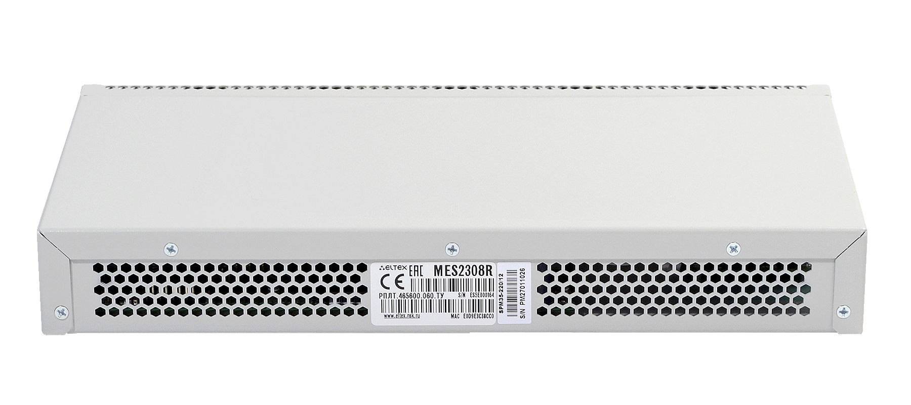 Ethernet-коммутатор MES2324, 24 порта 10/100/1000 Base-T, 4 порта 10GBase-R (SFP+)/1000Base-X (SFP), L3, 48V DC