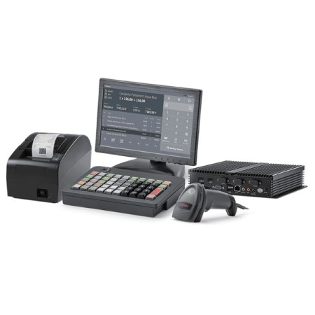 POS-система АТОЛ Mark Pro (АТОЛ 20Ф без ФН, NFD50, с ОС, ПО Frontol Тариф "Полный" на 1 год., LM10, KB-50 без ридера, Сканер АТОЛ SB2108+).